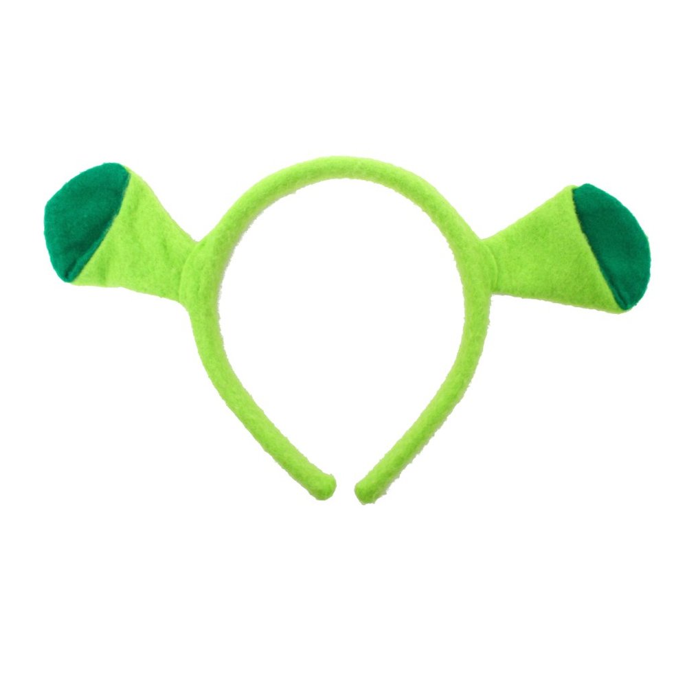 Shrek Ears One Size Headband Green Costume Unisex